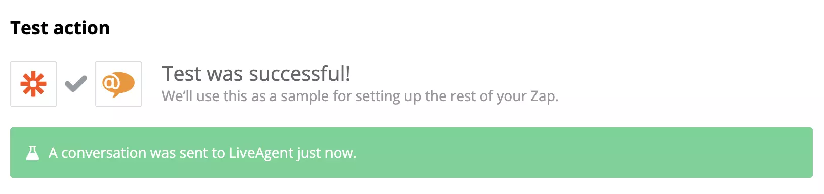 LiveAgent ja Asana -integraation testi onnistui