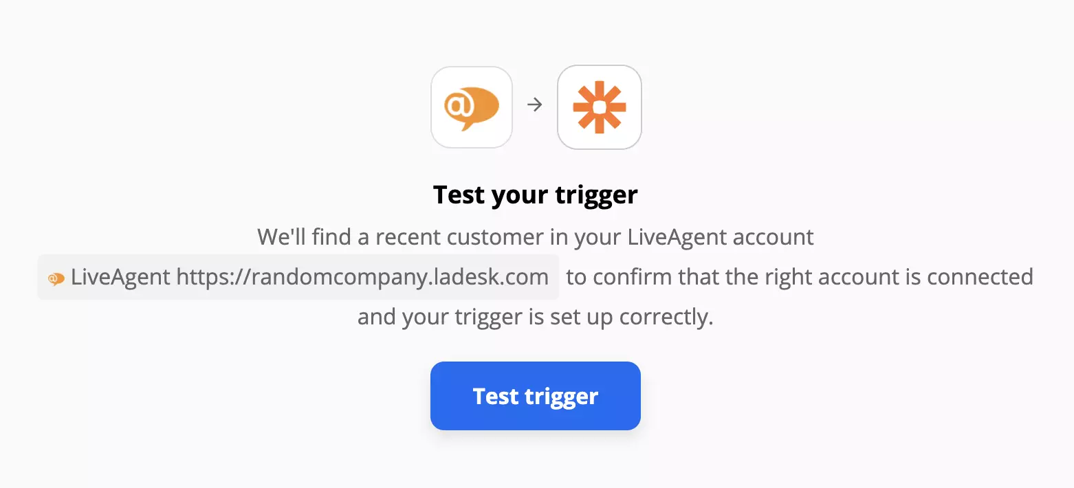 LiveAgent-laukaisimen testi