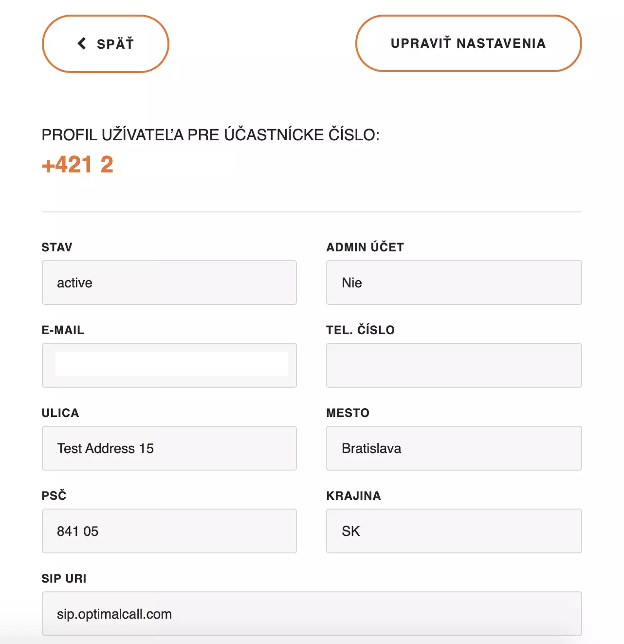 Optimal Call -profiilitiedot