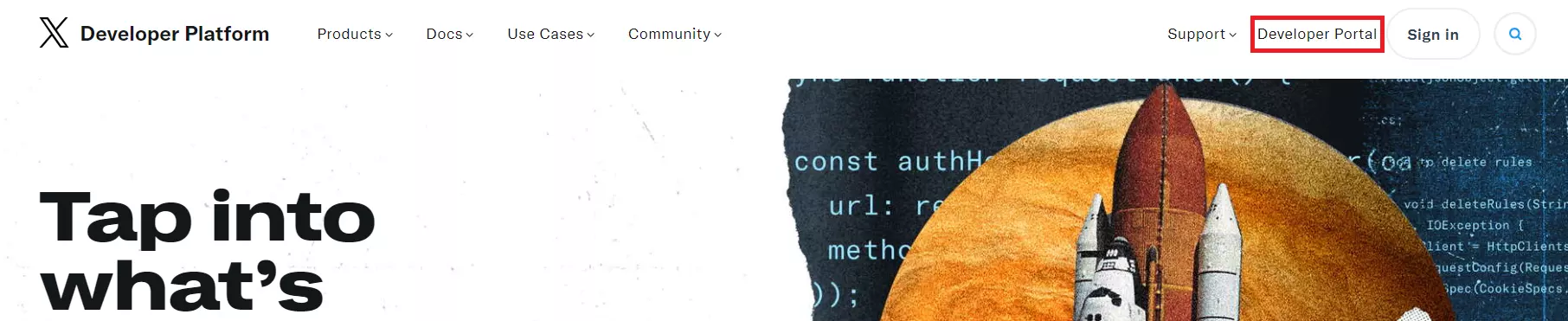 Twitter-kehittäjäalusta