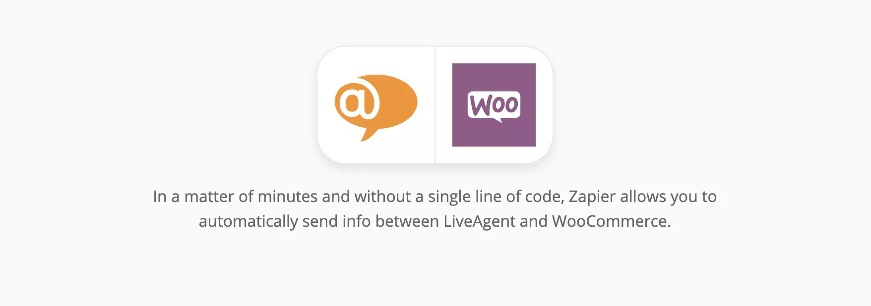 LiveAgent- ja WooCommerce-integraatiot Zapierissa