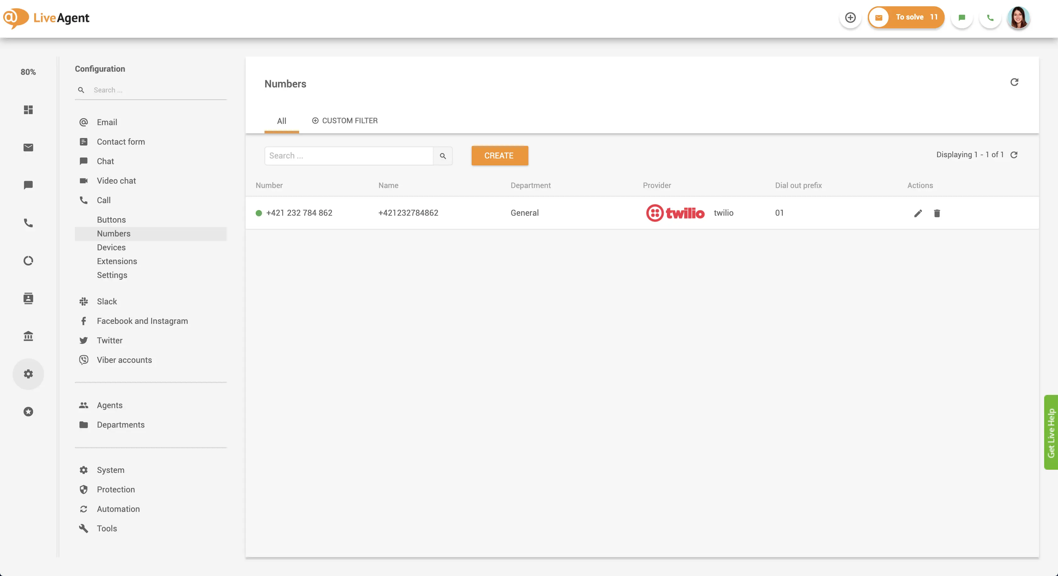 Puhelinnumeron yhdistämisen käyttöliittymä