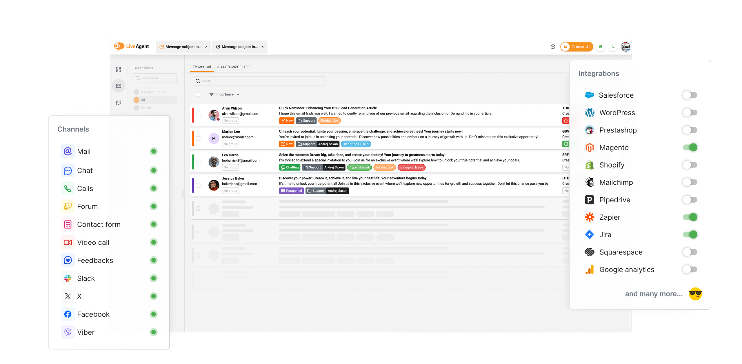 Yhdistä asiakkaisiisi kaikilla kanavilla