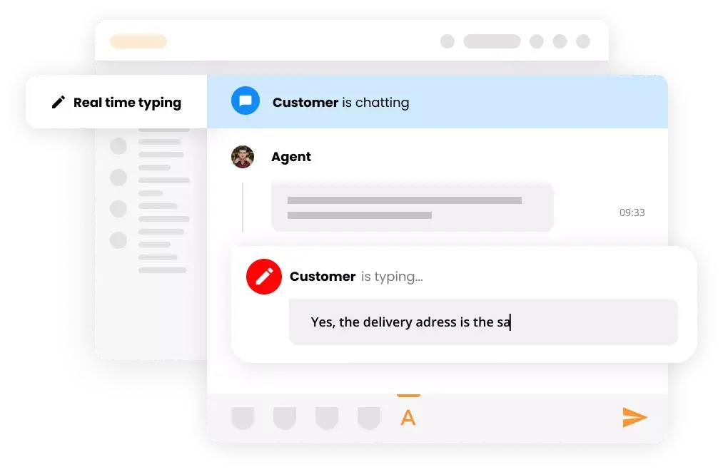 Reaaliaikainen kirjoituksen näkymä