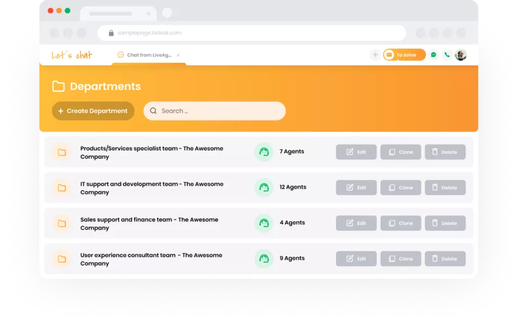 Osastot ja tunnisteet