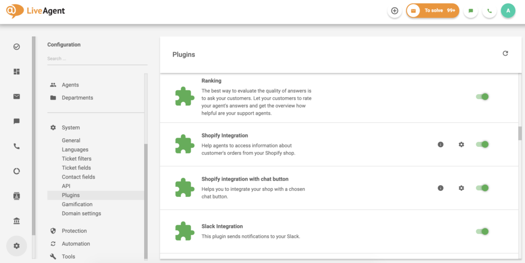 Shopify-integraatio asiakaskokemuksen ohjelmiston kanssa