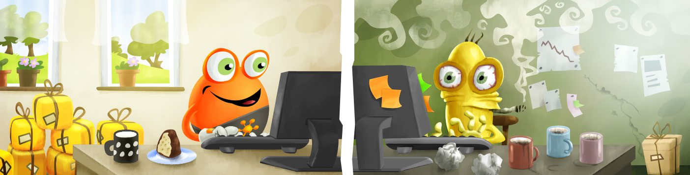 LiveAgent chat-keskustelujen koontinäyttö