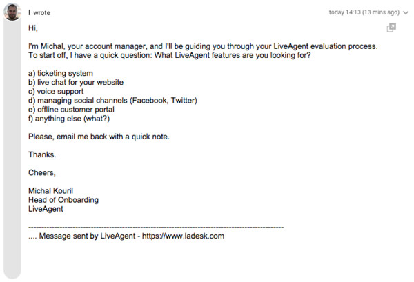 Ensimmäinen sähköposti