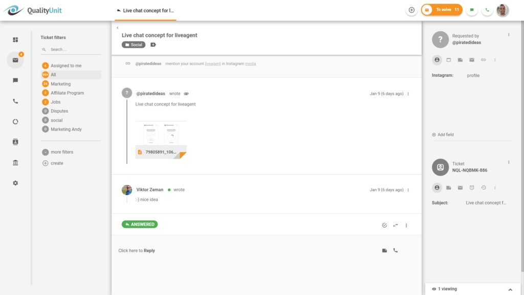 Instagramin valitusten hallinta