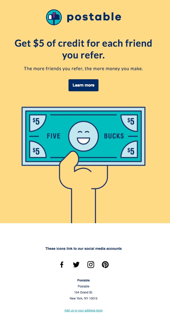 Referraalimarkkinointiohjelman esimerkki